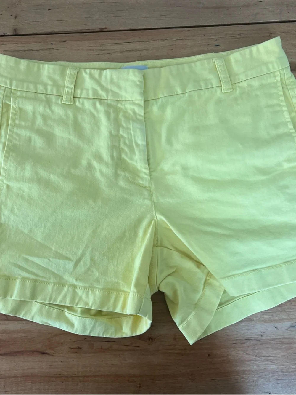 J. Crew Cotton Chino Shorts Trio - Yellow, Orange Light Pink - Picture 2 of 10